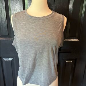 Gray Sleeveless Women's Top
